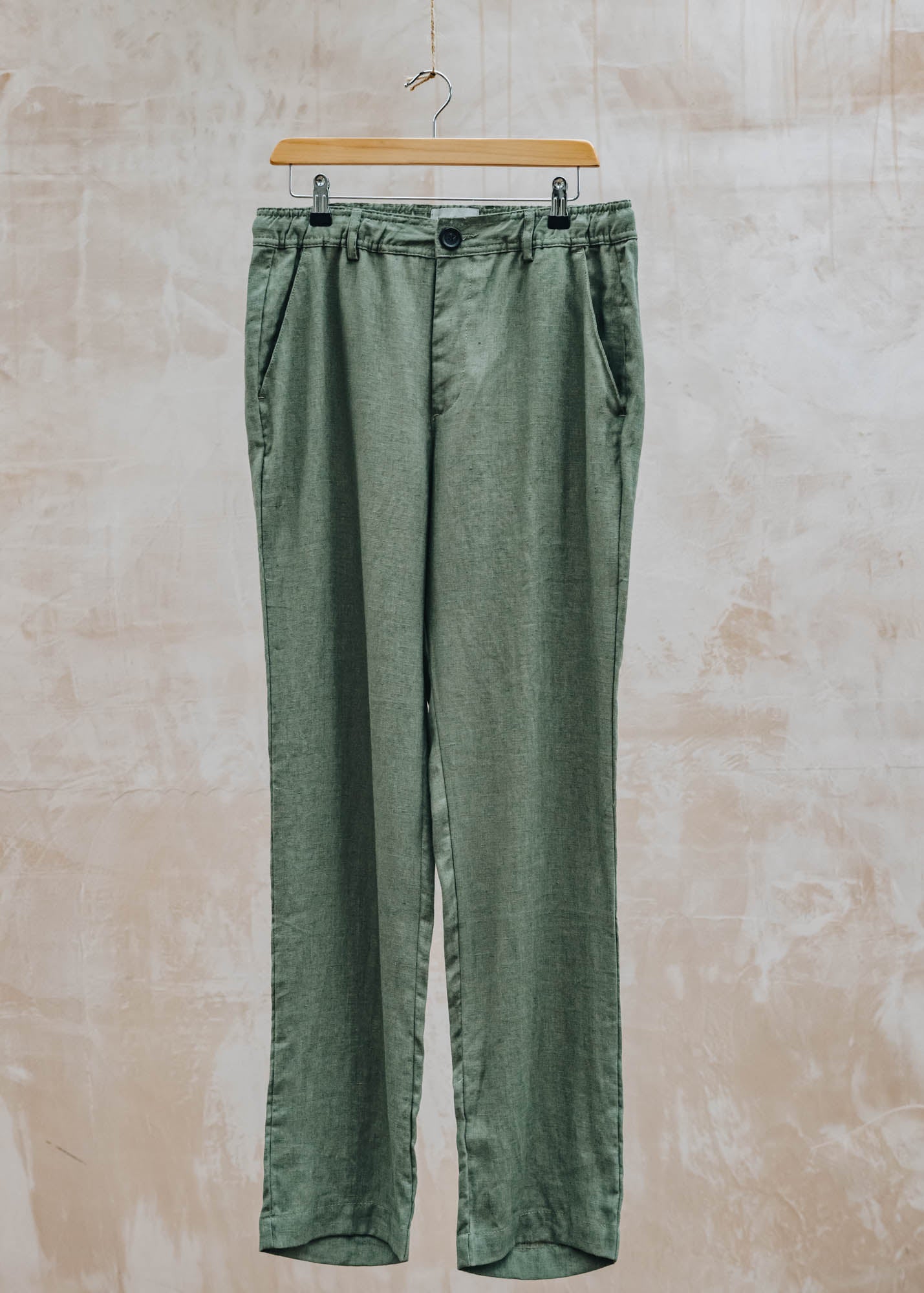 Drawstring Trousers in Green