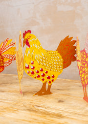 East End Press Chickens Concertina Garland