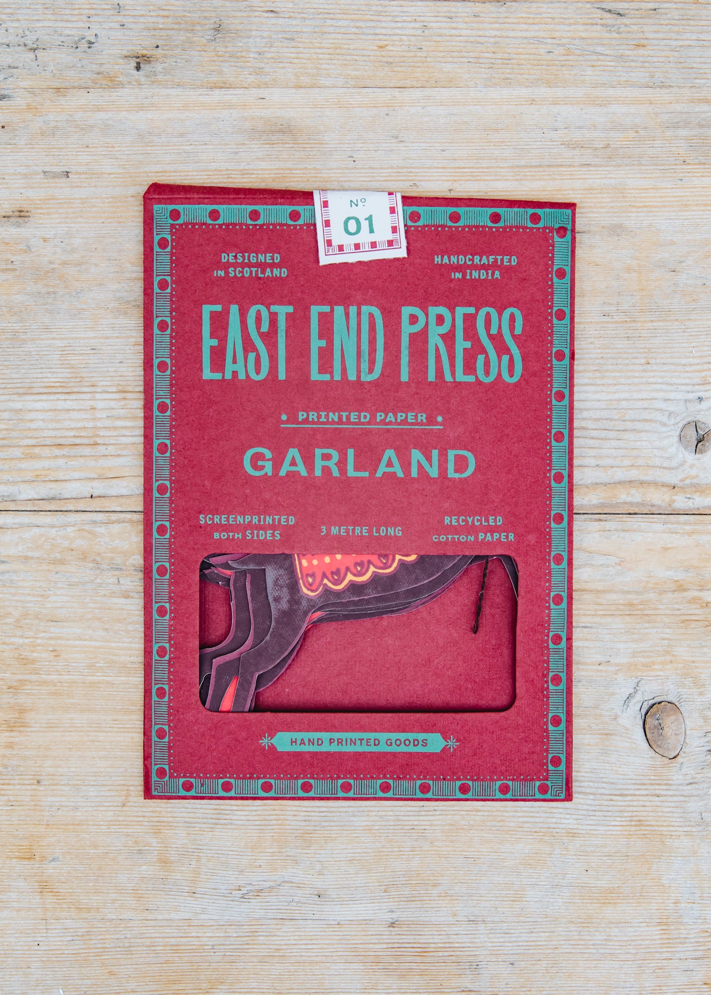 East End Press Reindeers Garland