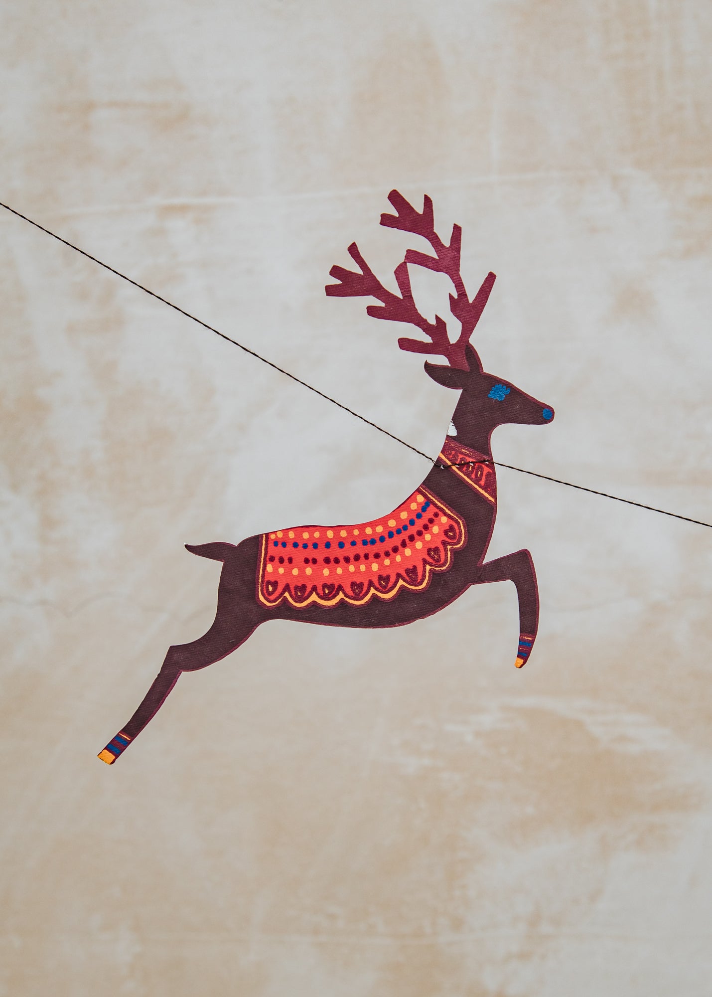 East End Press Reindeers Garland