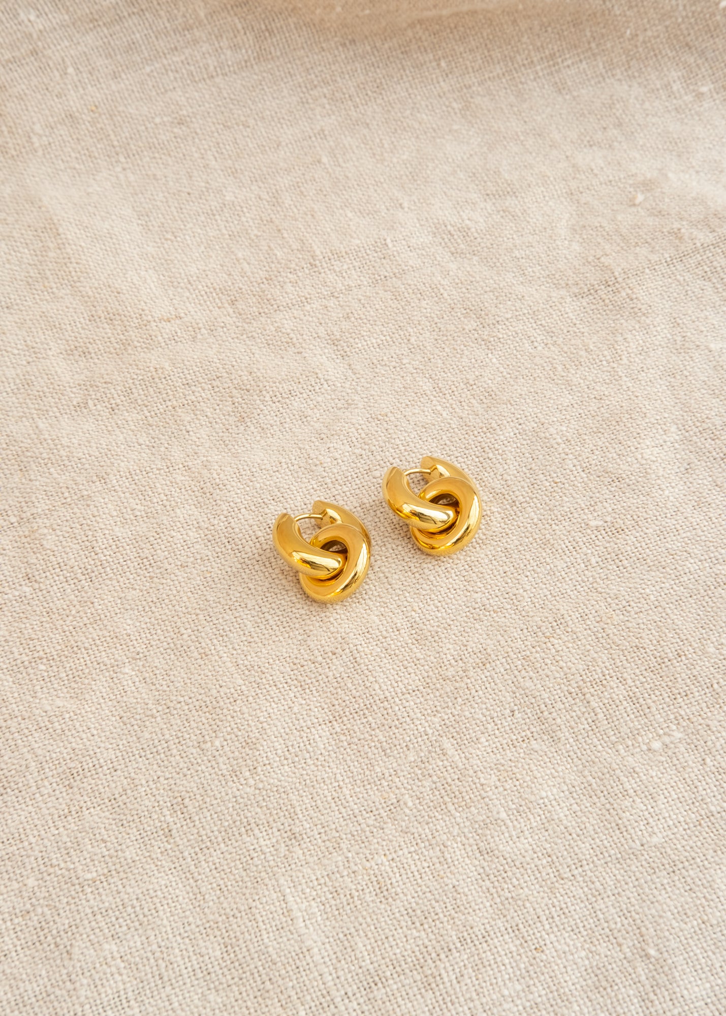 Chunky Eternal Earrings in Gold
