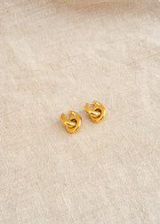 Chunky Eternal Earrings in Gold