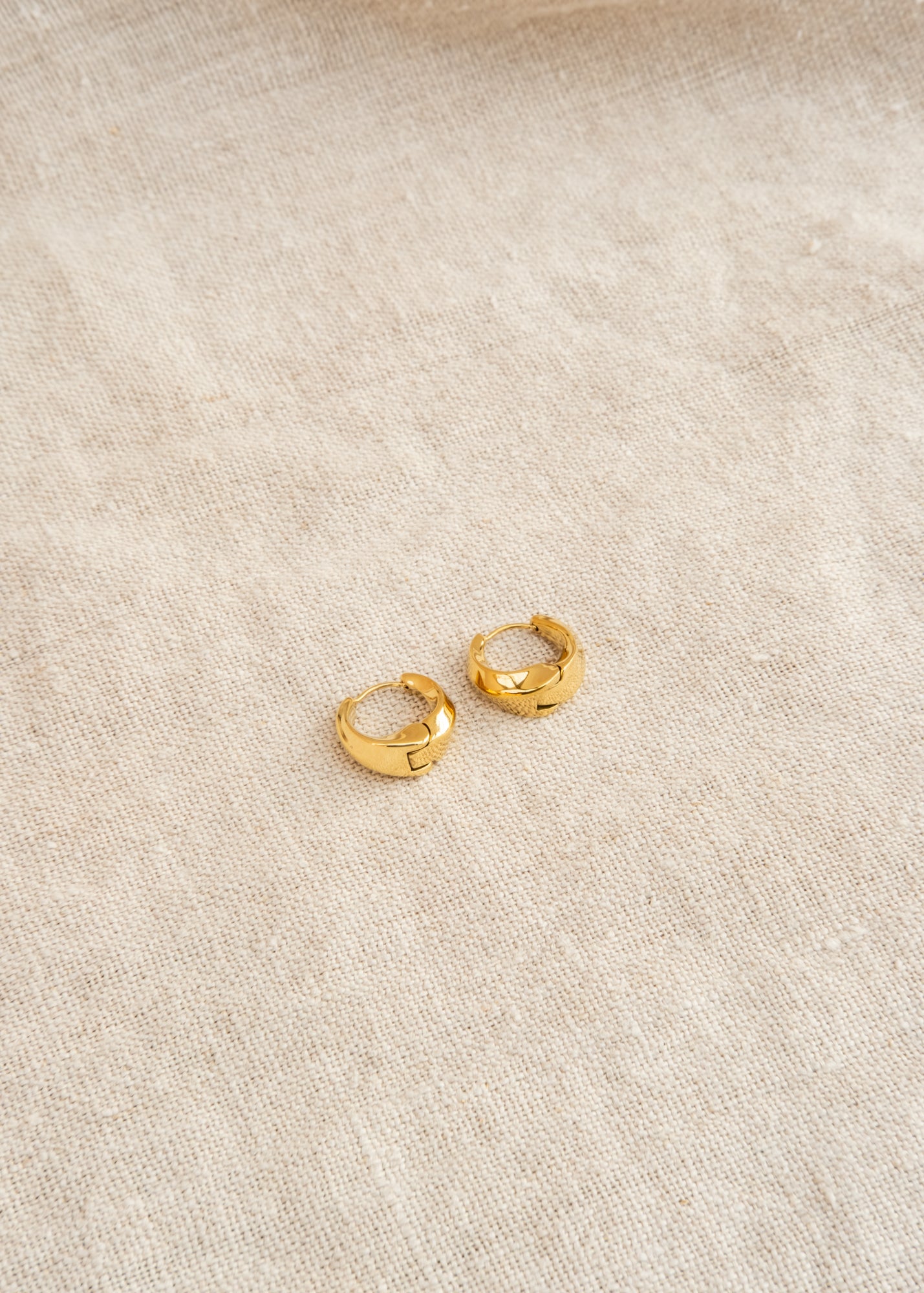 Helix Hoop Earrings in Gold