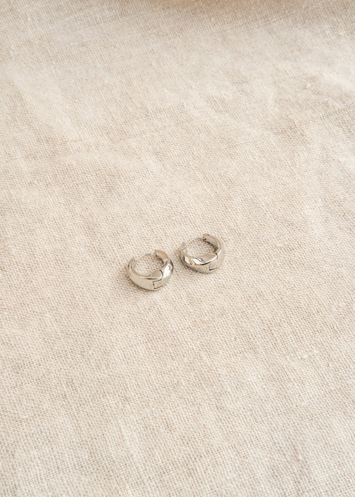 Helix Hoop Earrings in Steel