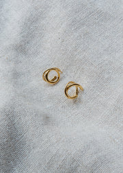 Edblad & Co. Small Nouveau Hoop Earrings in Gold