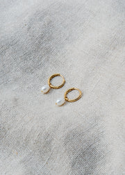 Edblad & Co. Perla Hoop Earrings in Silver