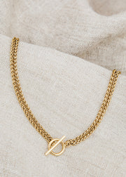 Edblad & Co. Large Pearl Swivel Necklace in Gold