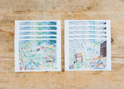 Art Angels Emily Sutton, 'Allotment Life' Printed Notecards, pack of ten