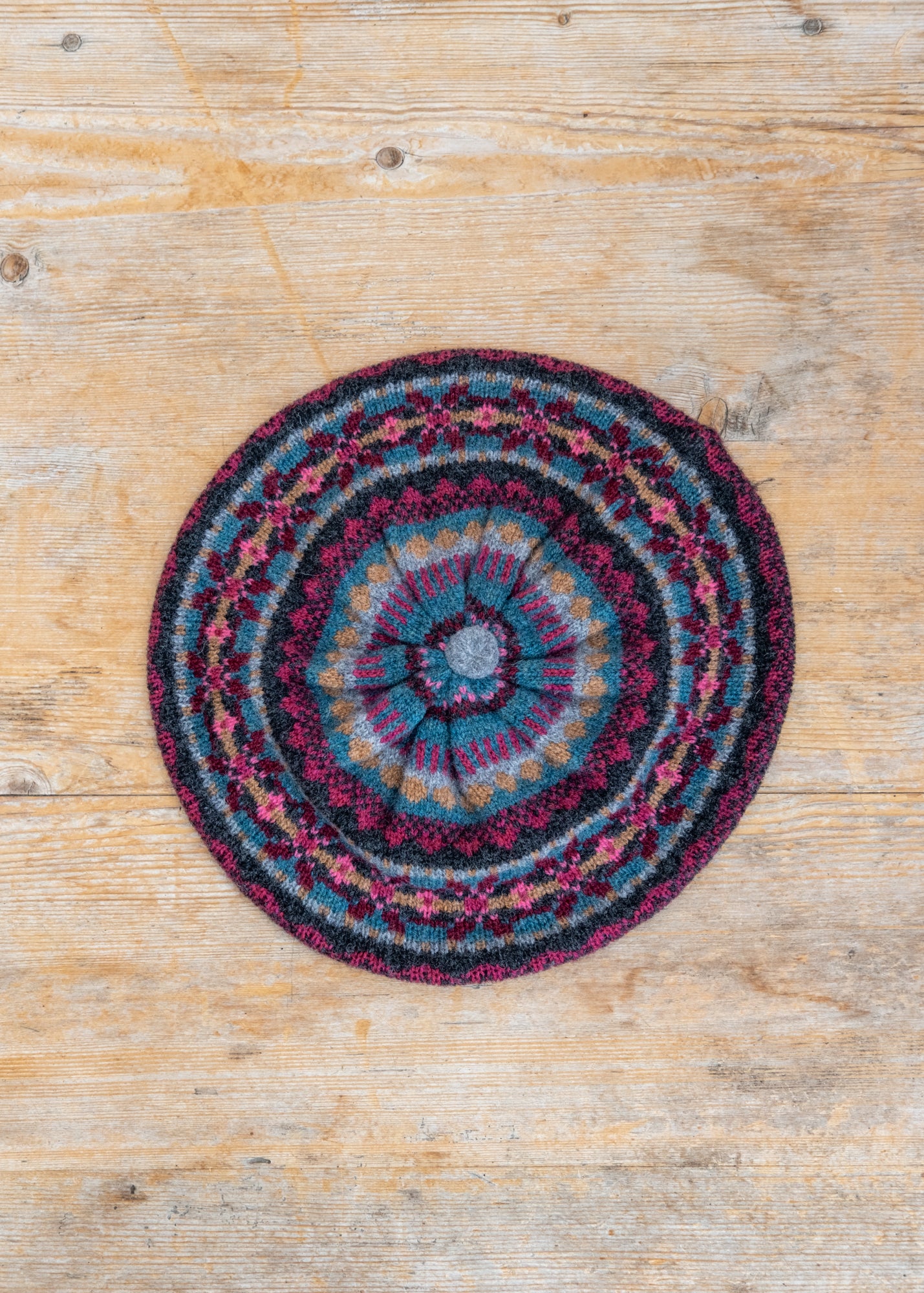 Alloa Beret in Velvet