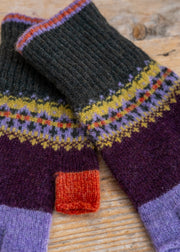 Eribé Alloa Fingerless Gloves in Copperland