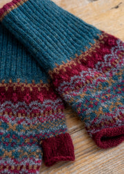 Eribé Alloa Open Mitts in Velvet