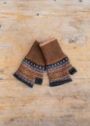 Alloa Open Mitts in Winter