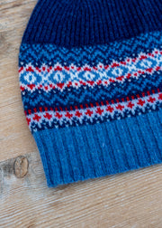 Eribé Alpine Beanie Hat in Blue Morning