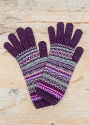 Eribé Alpine Gloves in Tyrian