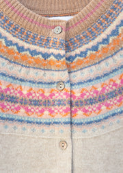 Eribé Alpine Short Cardigan in Winter Romance