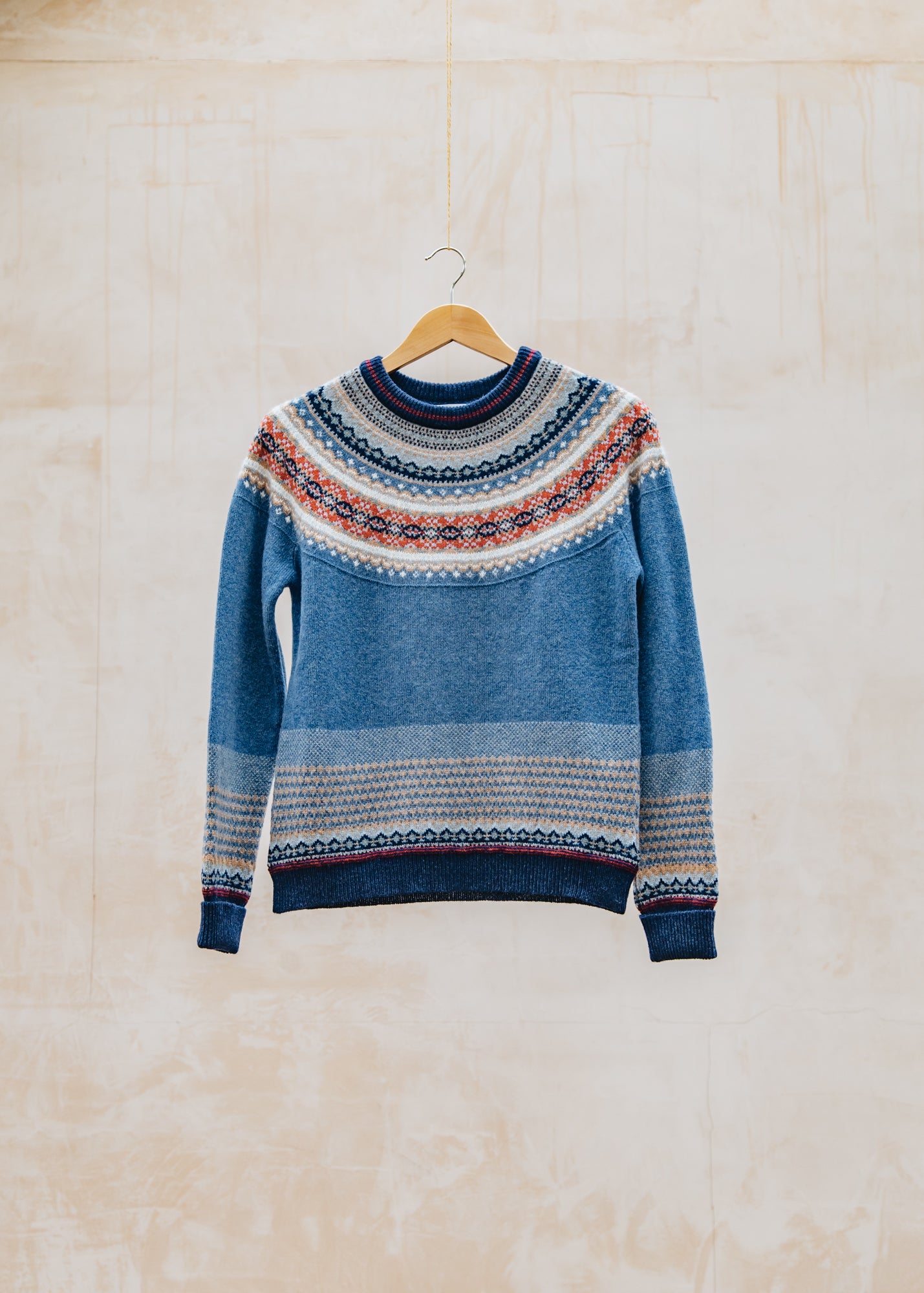 Books Alpine Sweater in Blue Morning