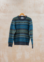 Brody Rib Sweater in Kingfisher