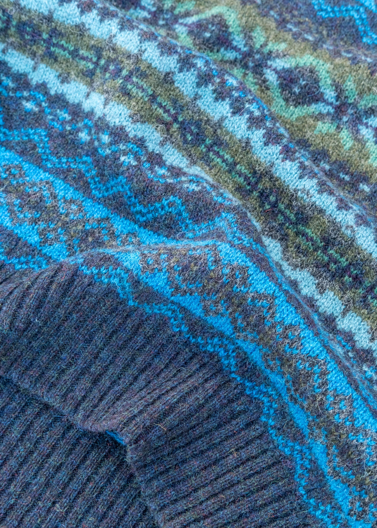 Eribé Brody Rib Sweater in Kingfisher