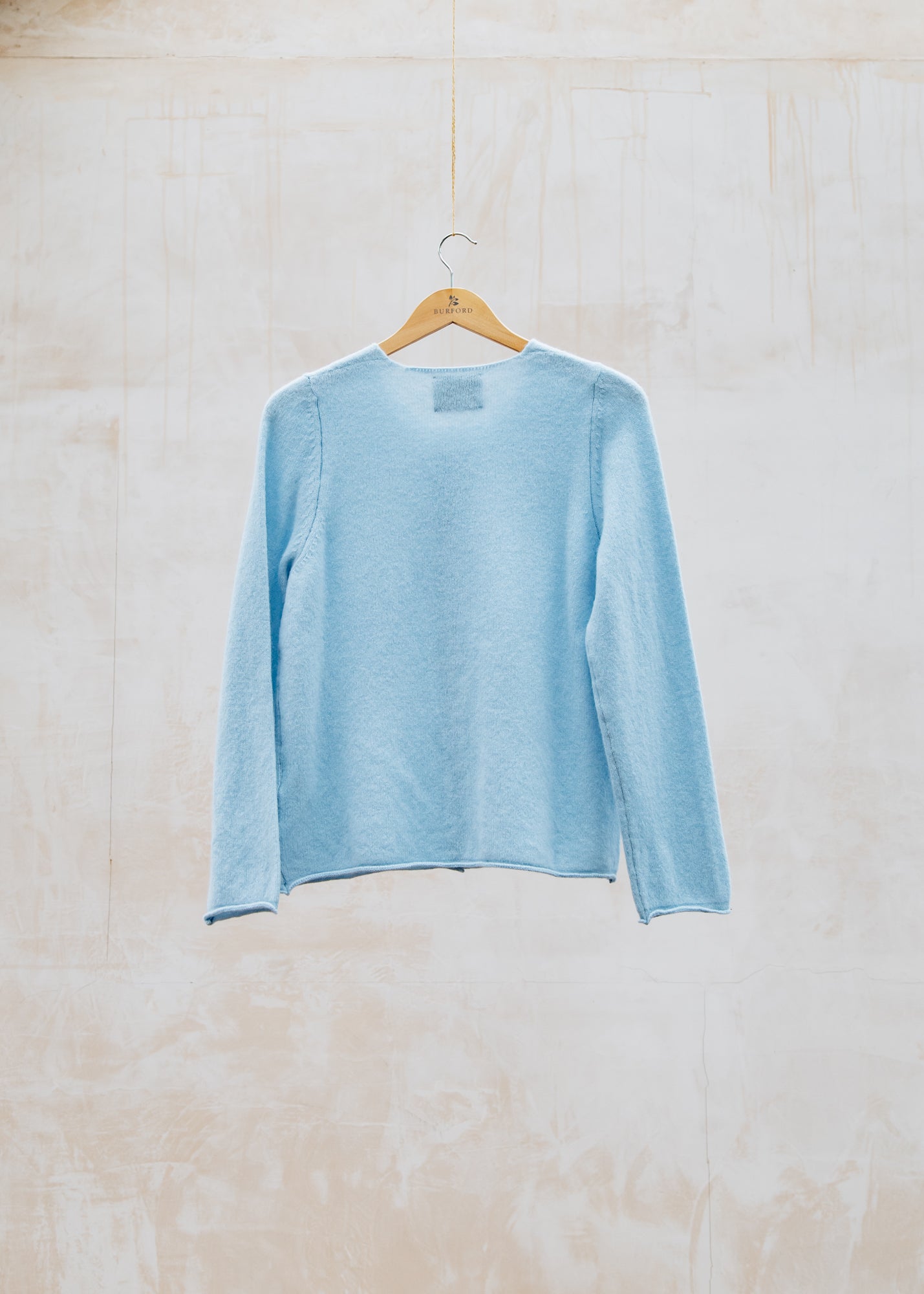 Eribé Corry Round Neck Cardigan in Angelite