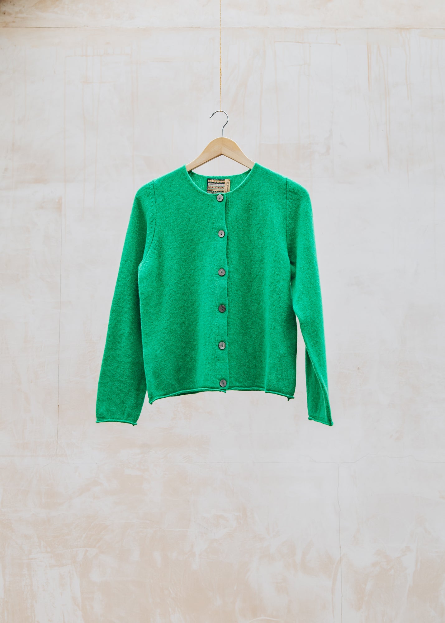 Corry Round Neck Cardigan in Billiard