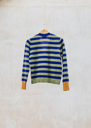 Eribé Stobo Vee Fairisle Cardigan in Mulberry