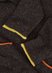 Eribé Tweed Nep Sweater in Bark