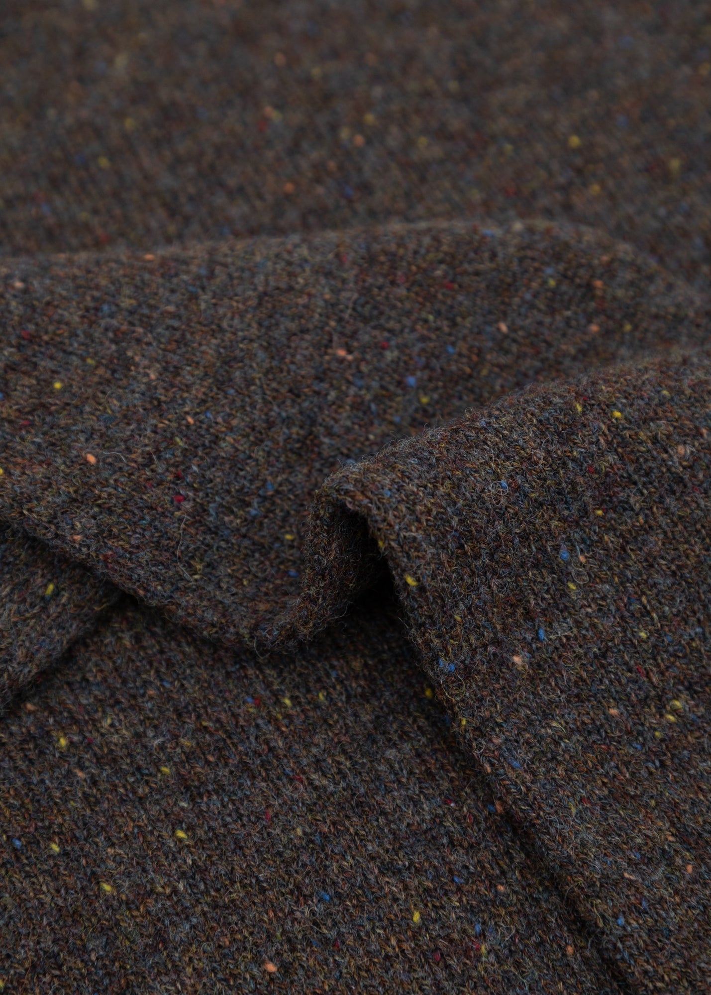Eribé Tweed Nep Sweater in Bark