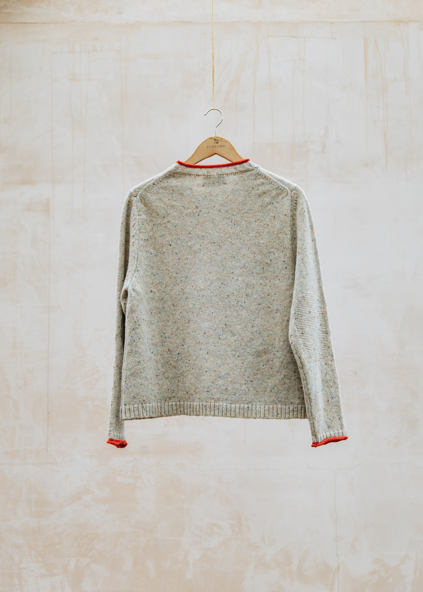 Eribé Tweed Nep Sweater in Sand