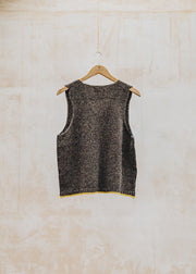 Eribé Tweed Nep Vest in Bark