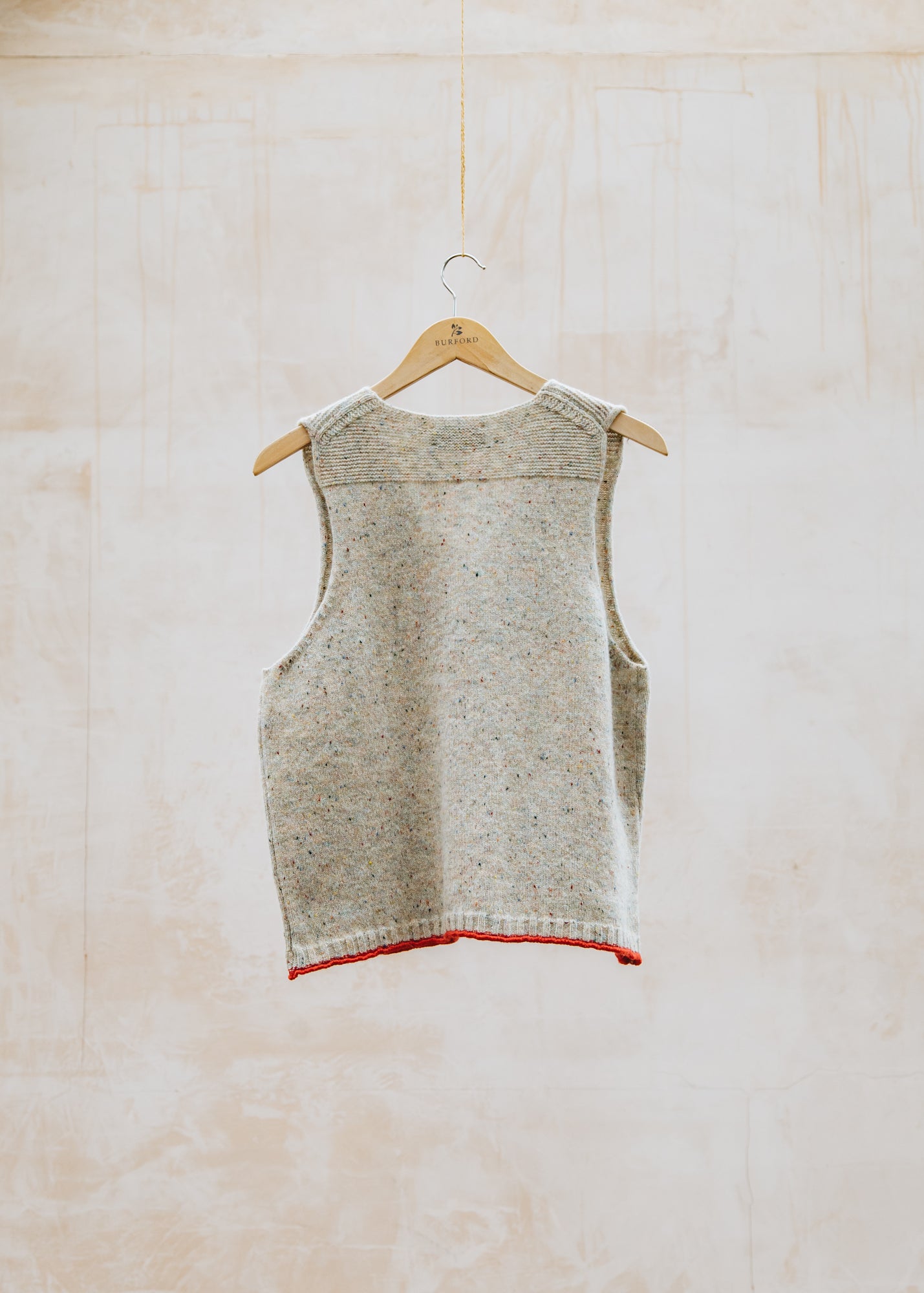 Eribé Tweed Nep Vest in Sand