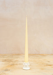 Branche D'Olive Tapered Dinner Candle in Buttermilk