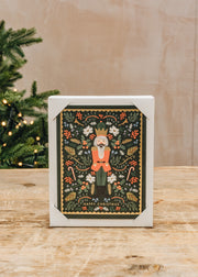 Books Rifle Paper Co. Evergreen Nutcracker 'Happy Holidays' Christmas Cards, pack of eight