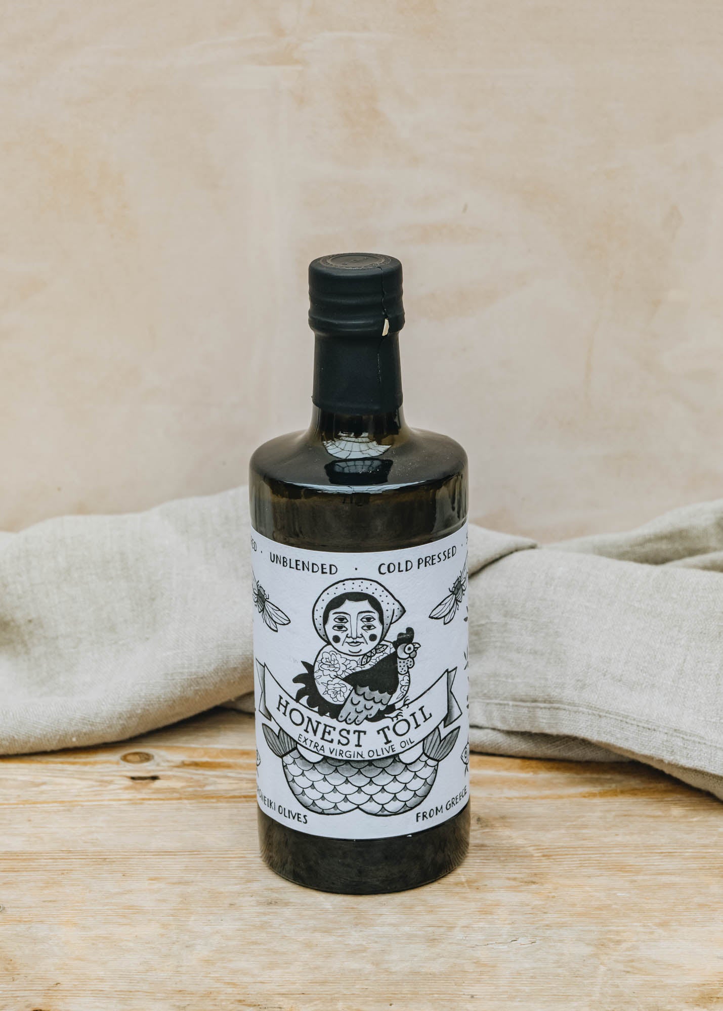 Honest Toil Honest Toil Extra Virgin Olive Oil in Dark Bottle