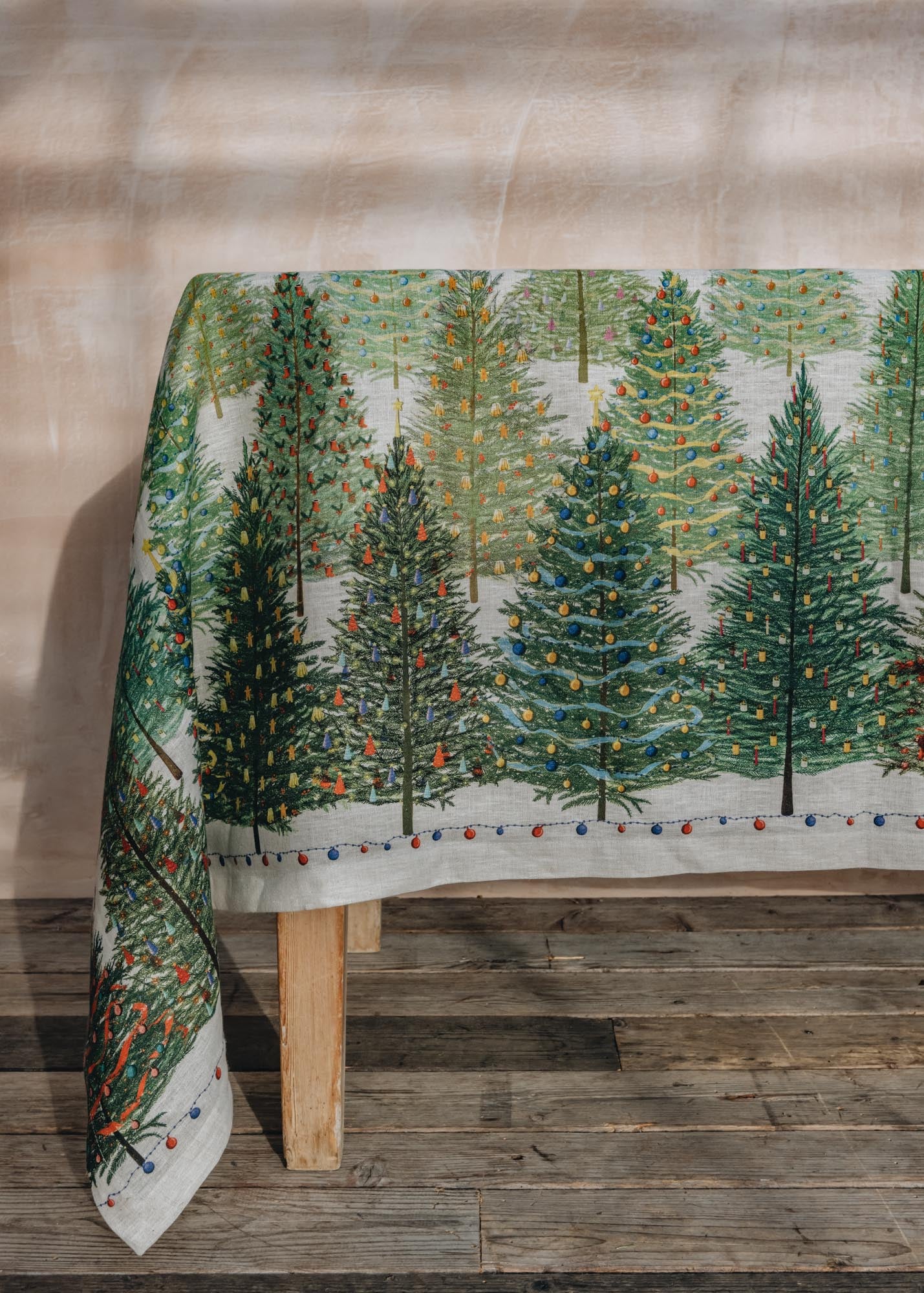 Tessitura Toscana Fairy Trees Tablecloth