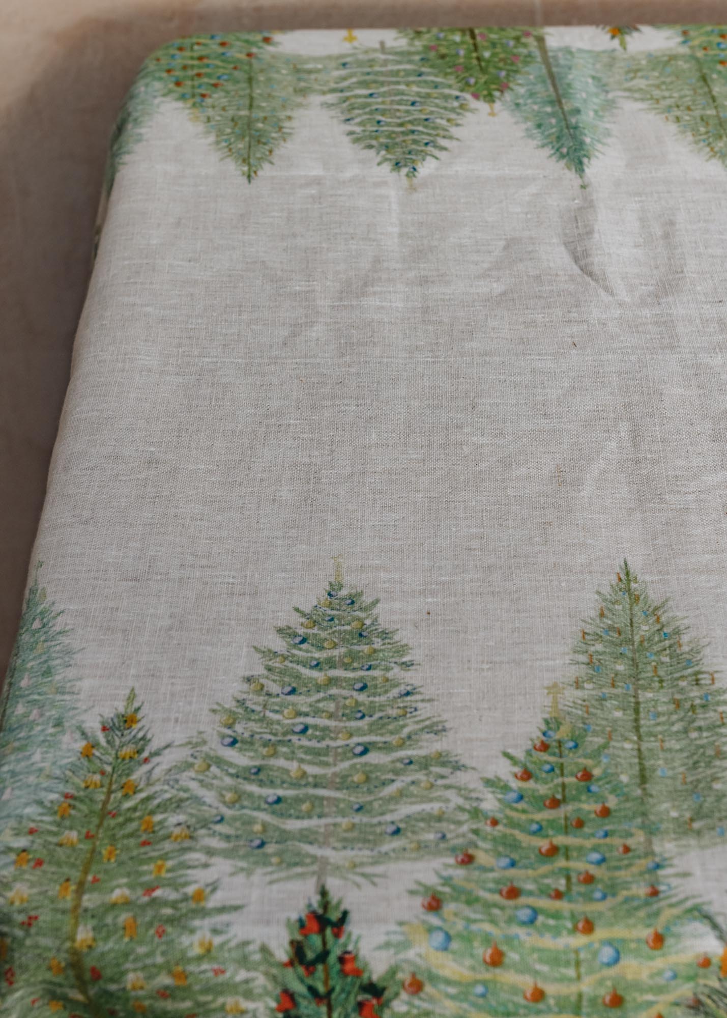 Tessitura Toscana Telerie Tessitura Toscana Fairy Trees Tablecloth