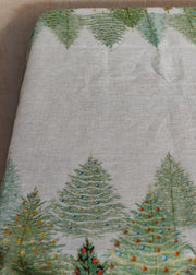 Tessitura Toscana Telerie Tessitura Toscana Fairy Trees Tablecloth