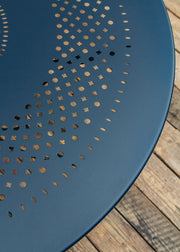 Fermob 1900 D96 Table in Deep Blue