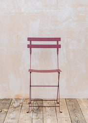 Fiam Spa Bistro Folding Chair in Black Cherry