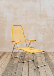 Fiam Spa Aluminium Spaghetti Armchair in Yellow
