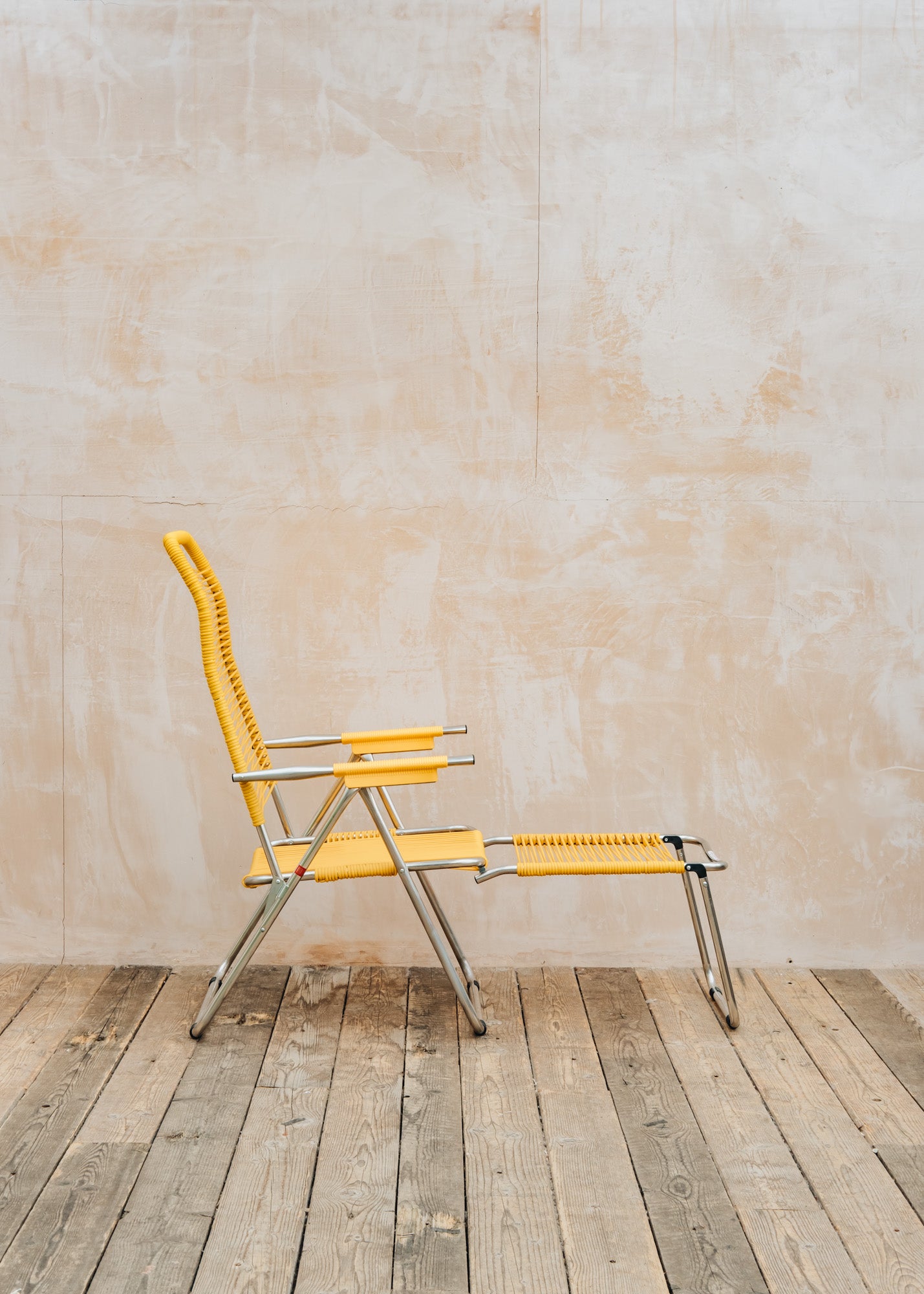 Fiam Spa Aluminium Spaghetti Armchair in Yellow