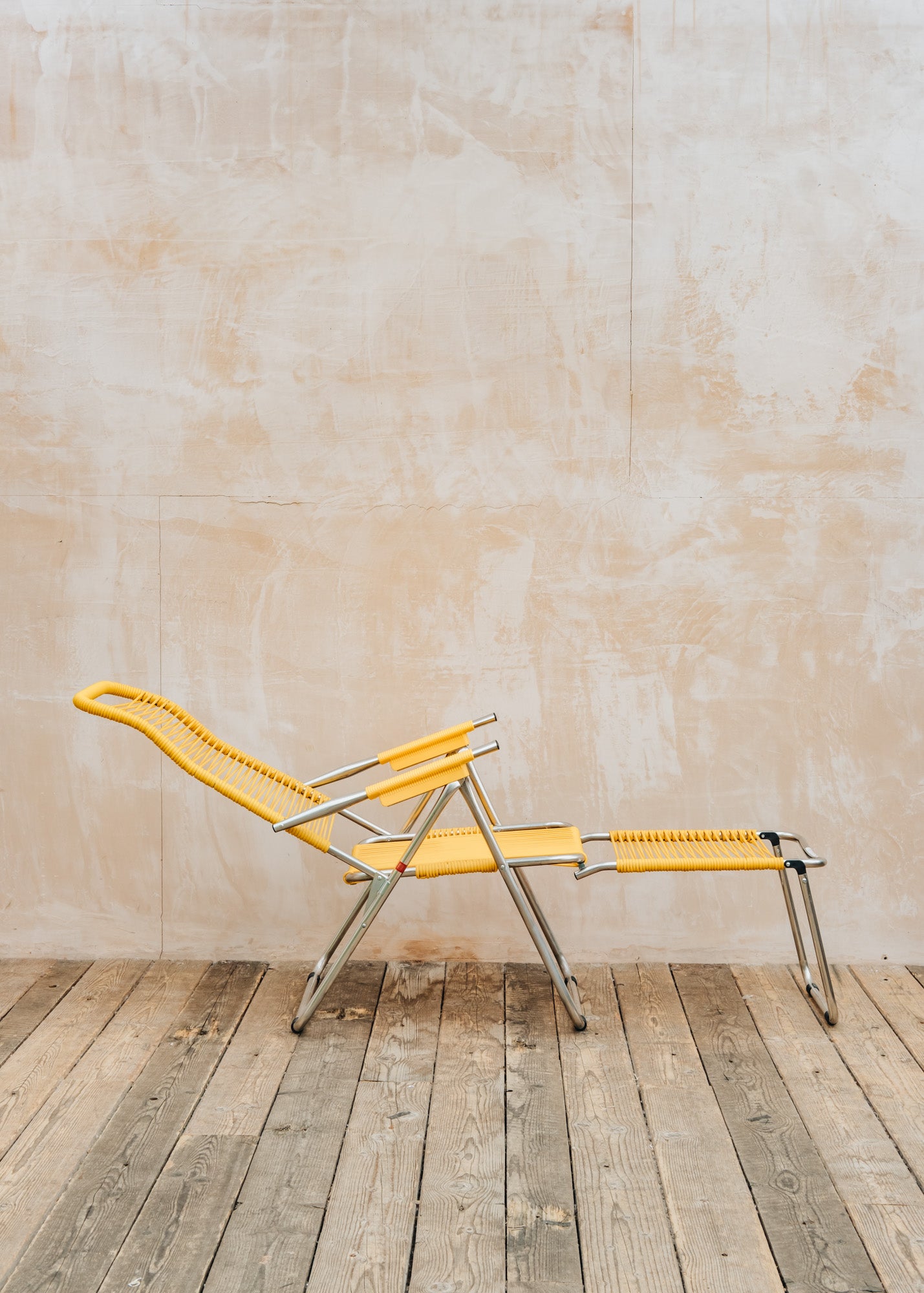 Fiam Spa Aluminium Spaghetti Armchair in Yellow
