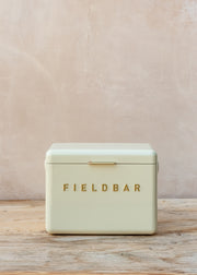 Fieldbar Mini Bar Cooler with Swing Sling in Safari White