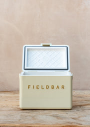 Fieldbar Mini Bar Cooler with Swing Sling in Safari White