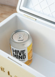 Fieldbar Mini Bar Cooler with Swing Sling in Safari White
