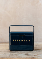 Mini Bar Cooler with Swing Sling in Sea Boat Blue