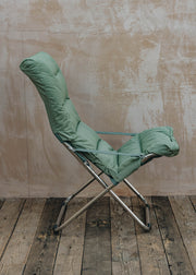 Fiam Spa Aluminium Fiesta Armchair in Sage Green