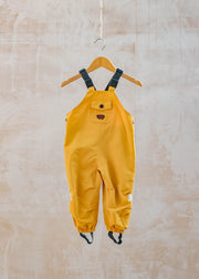 Töastie Children's Fisherman Waterproof Dungarees in Yellow