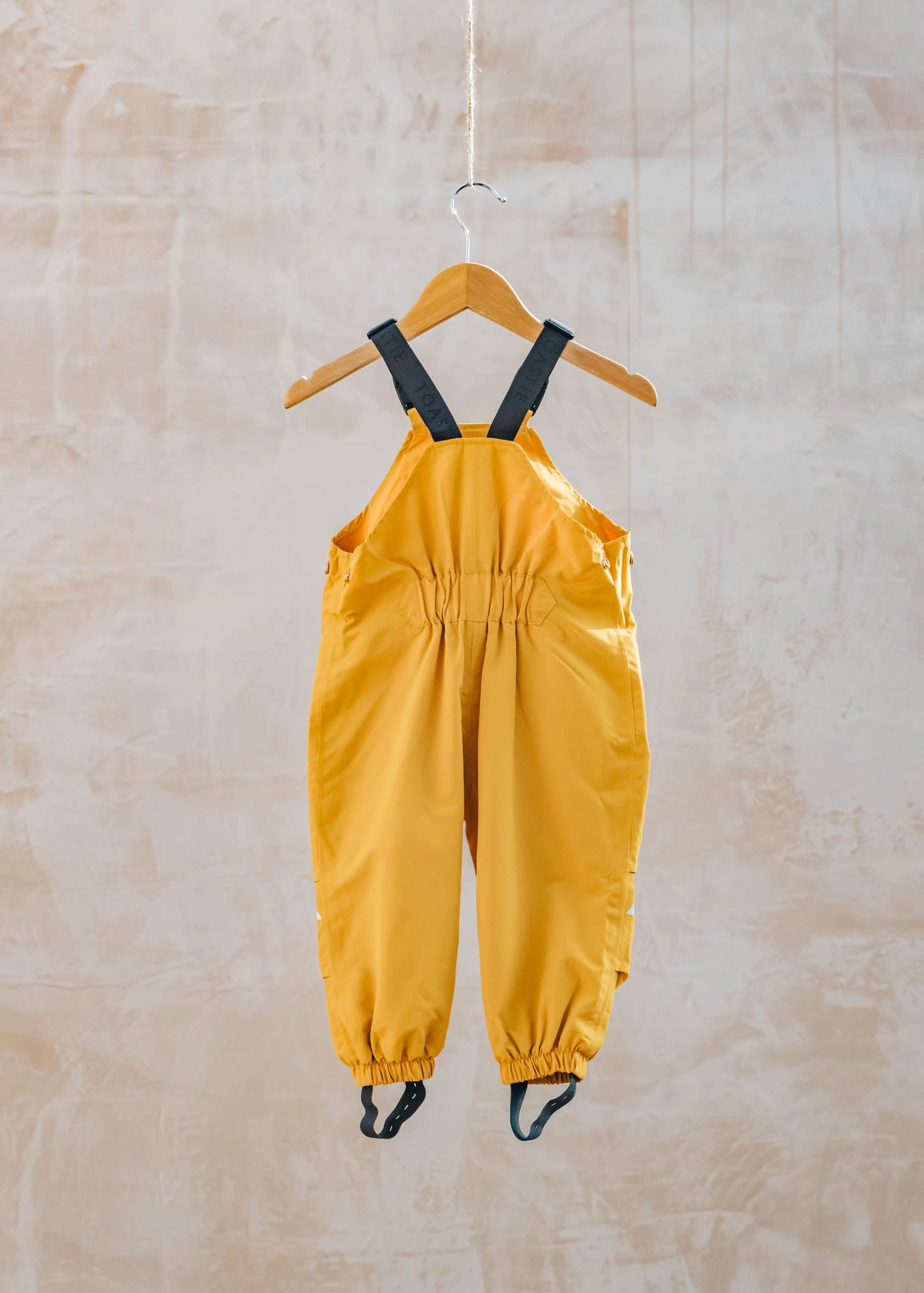 Töastie Children's Fisherman Waterproof Dungarees in Yellow