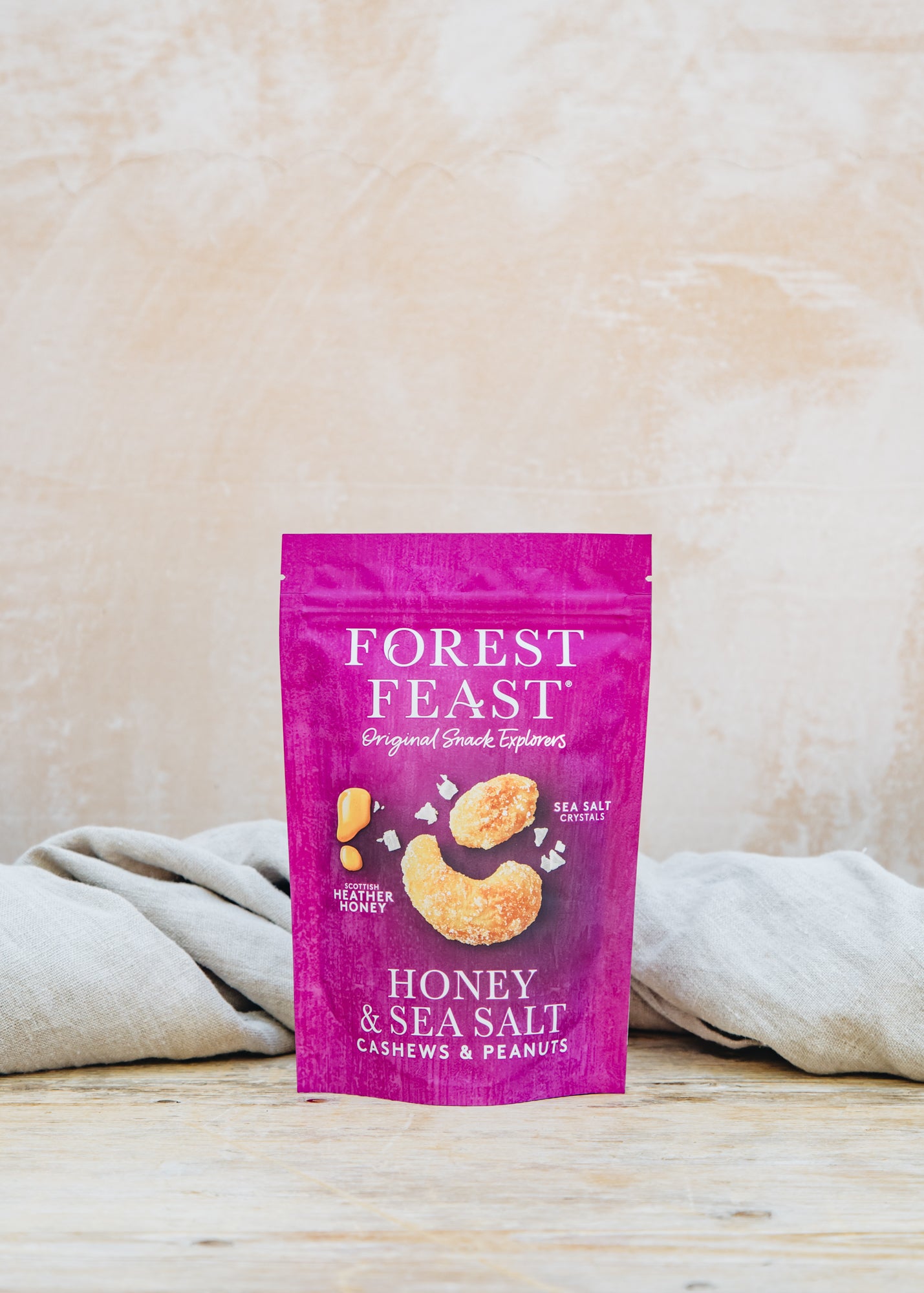 Honey and Sea Salt Cashews and Peanuts, 120g