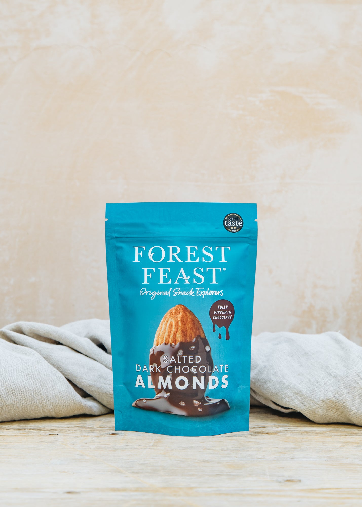 Salted Dark Chocolate Almonds, 120g